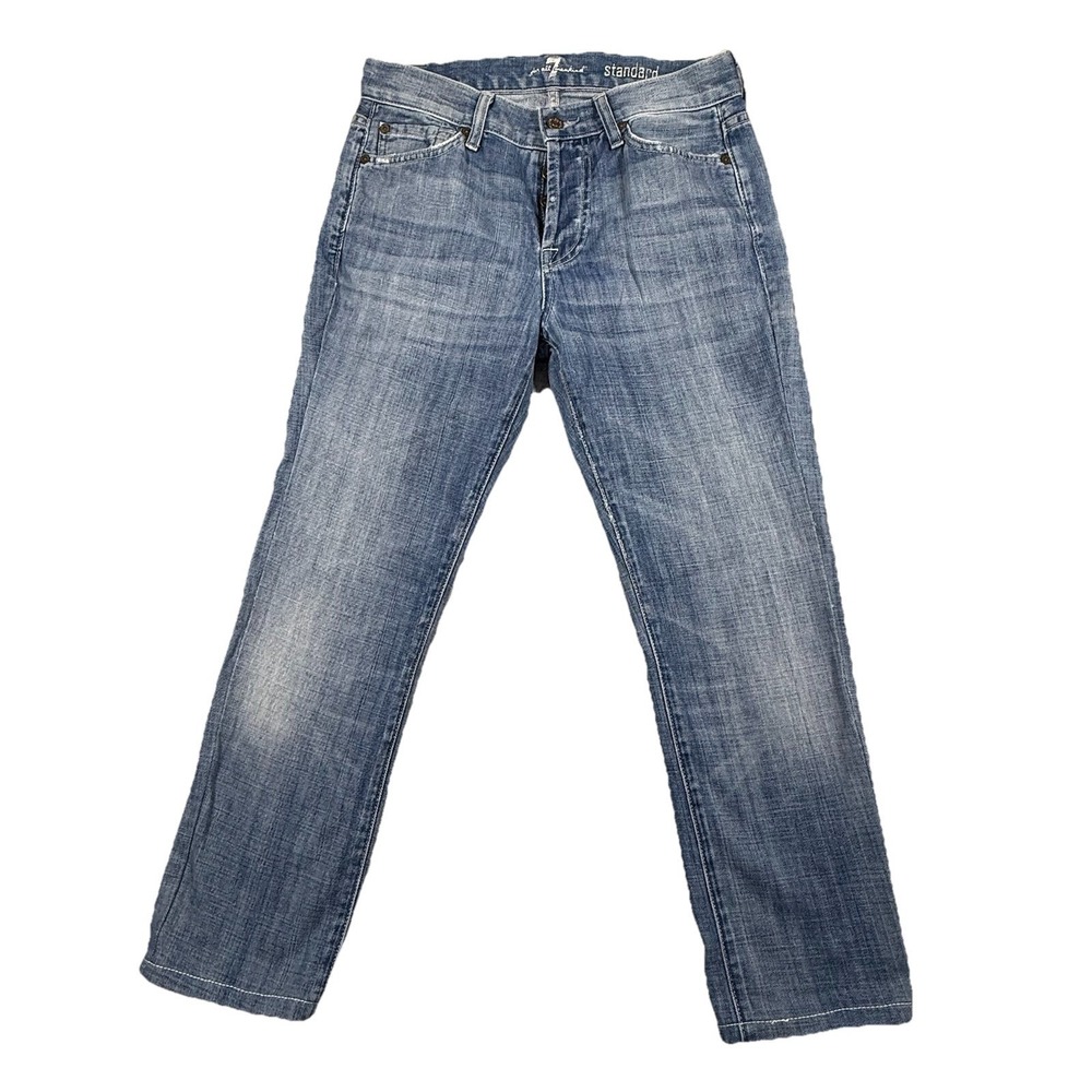 Seven 7 For‎ All Mankind Mens Jeans Blue Size 28x26 Straight Leg